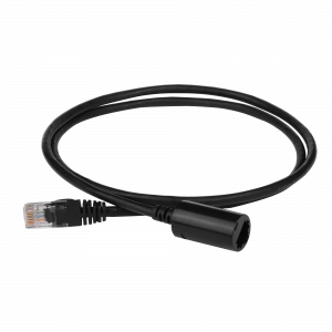 UTP cat. 5E patch-cord extender, RJ45 jack - RJ-45 plug